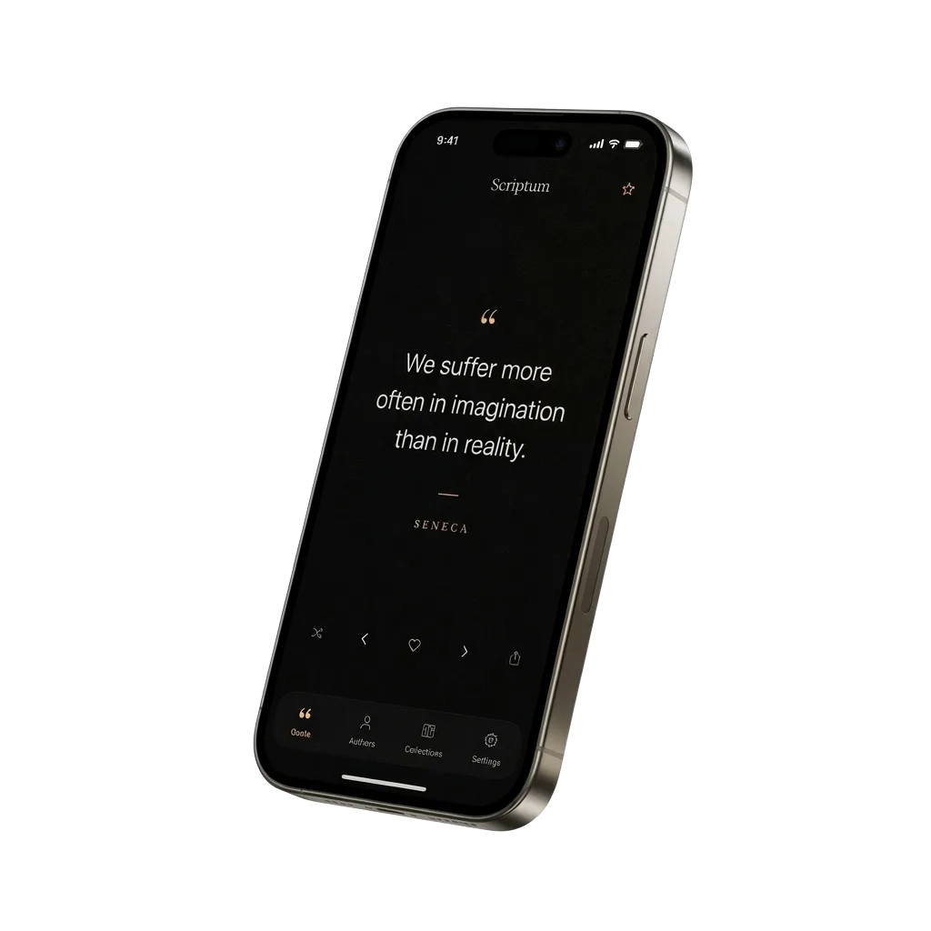 Scriptum app on iPhone